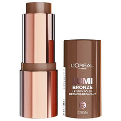L'Oreal Paris Lumi Bronze Le Stick Soleil twist application demonstrates easy swipe-on glow
