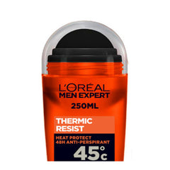 Thermic Resist roll-on packaging highlights 50 ml size and long-lasting formula