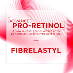 L’Oréal Paris Revitalift jar closeup with creamy texture for delicate eye skin