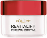 L'Oreal Paris Revitalift eye cream bottle close-up highlighting pro-retinol benefits