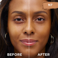 L’Oréal Paris True Match powder shows buildable coverage for a natural look.