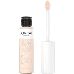 L'Oreal Paris True Match Radiant Serum Concealer packaging close-up for quick under-eye coverage.