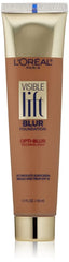 L’Oréal Paris Visible Lift Blur Foundation bottle close-up in 212 Classic Tan.