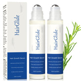 Loreviya hair growth serum roll-on bottle with precise scalp delivery.