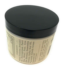 Los Poblanos Lavender Hand Salve front view, easy-to-grip jar for quick hydration.