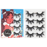Losha 25mm lashes 3D fluffy volume for bold dramatic eyes