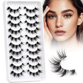 Losha Lashes natural cat eye full strip for a soft, upturned look