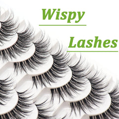 Losha reusable lashes suitable for seven wears with proper care.
