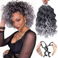 LOSBOER ocean wave gogo curl 8inch texture offers soft, natural-looking volume