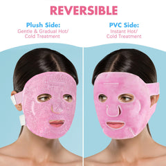 LotFancy Face Ice Pack PVC-side close-up for intensive hot/cold treatment