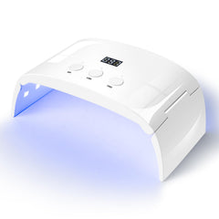 Lotifie UV LED nail lamp with foldable design offering roomy space for full-hand curing.