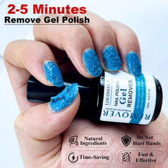 LOUINSTIC remover bottles (2 × 15ml) displayed for quick at-home removal