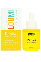 LOUMI Nighttime routine texture after use shows nourished, refreshed skin