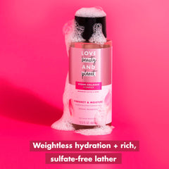 Love Beauty And Planet Murumuru Butter & Rose eco-packaging closeup