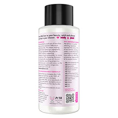 Love Beauty and Planet Shampoo Milk lather demonstrates moisture-rich wash for waves and curls.