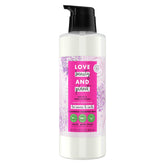 Love Beauty and Planet shampoo bottle with pump delivering moisture for waves