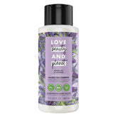 Love Beauty And Planet Smooth and Serene Argan Oil Shampoo bottle shows frizz-control features