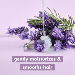 Love Beauty And Planet sulfate-free shampoo label signals gentle cleansing