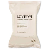 Loved01 Face and Body Cleansing Wipes pack close-up for effective cleansing on the go