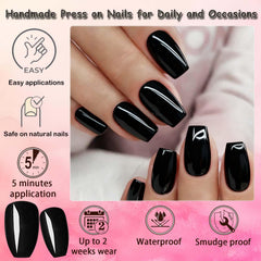 LoveOurHome short coffin nails offer easy daily activities without compromising style