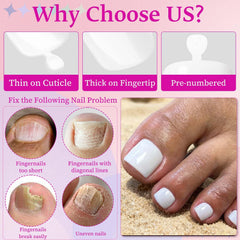 LoveOurHome short square toenails for a clean, modern toe look