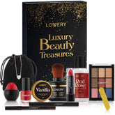 LOVERY 12-day countdown box with daily beauty treats for a memorable gift experience.
