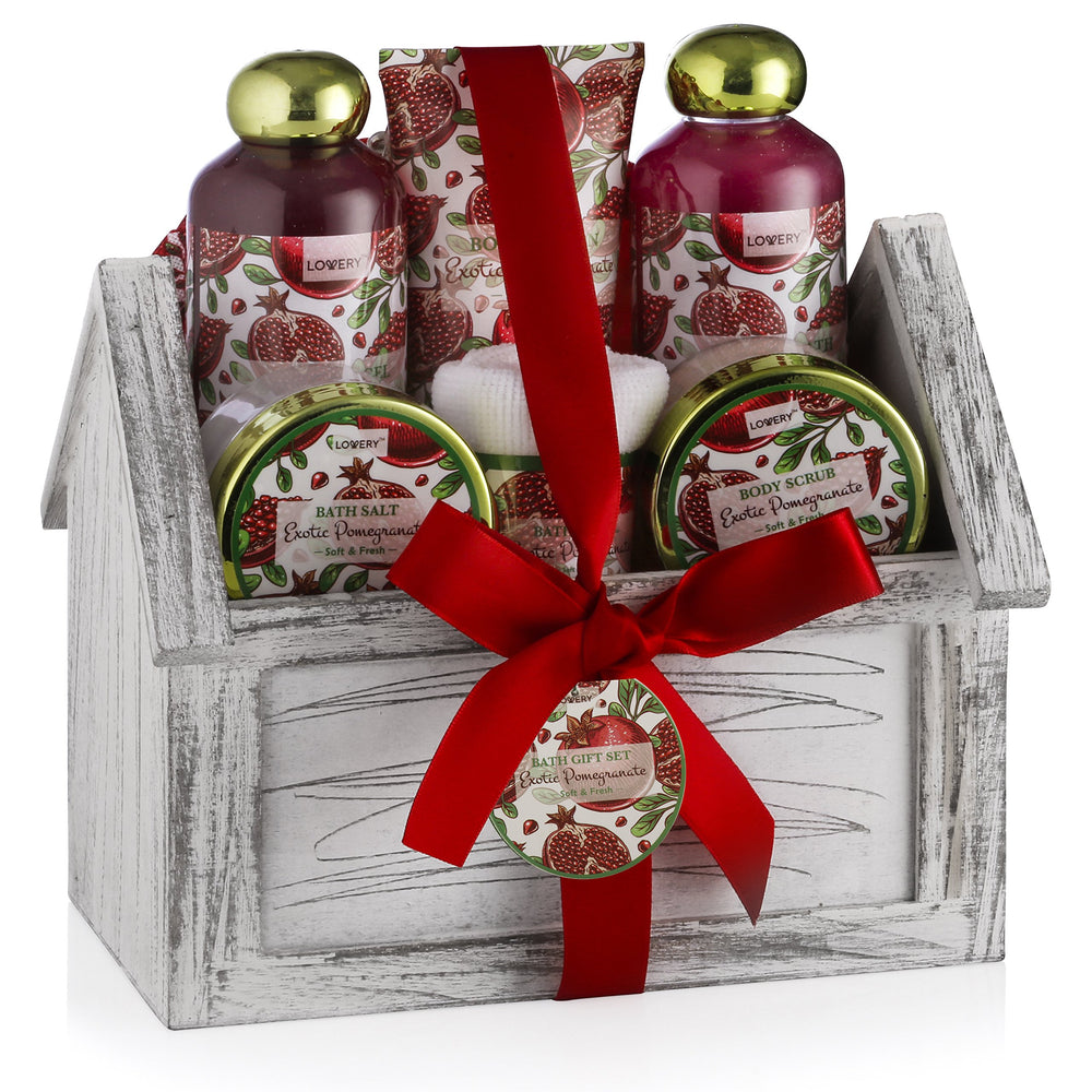 LOVERY shower gel in birthday gift basket for a refreshing cleanse