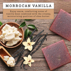 LOVERY organic shea butter soap bar highlighting deep nourishment for dry skin