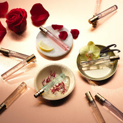 LOVERY elegant gold gift box for premium fragrance reveal.