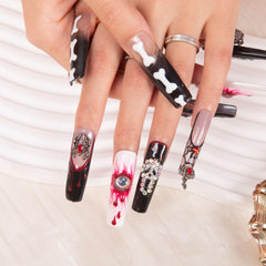 LOVFUL Final Destination square mid-length nails, durable and salon-worthy