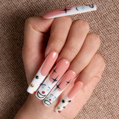 LOVFUL clown nails trend colors and shapes for chic, versatile looks