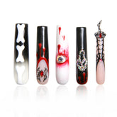 LOVFUL Final Destination crystal-detail nails offer premium sparkle for special occasions