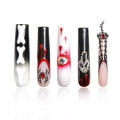 LOVFUL Final Destination crystal-detail nails offer premium sparkle for special occasions