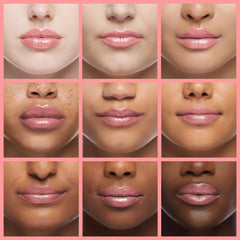 L'Paige Shimmery Ice lipstick swatches reveal buildable shimmer and cool tone