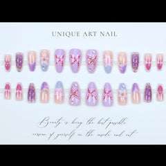 LPOODDNU ABS material nails are durable and non-toxic for everyday wear