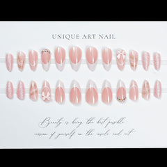 LPOODDNU glossy finish reusable nails ideal for quick DIY manicures