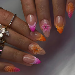 LPooddnu medium almond nails with multiple sizes for a perfect fit