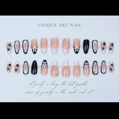 LPOODDNU 24-pack nail kit offering multiple sizes for a customizable fit and style.