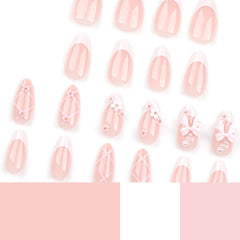 LPOODDNU reusable glue-on nails suitable for multiple wears.