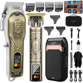 LQT cordless bronze clippers main unit for home barbering and precise cuts