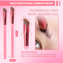 LSxia brow brush ultra fine bristles create natural brow texture