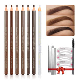 LSxia peel-off eyebrow pencil pack for fast, refillable brows