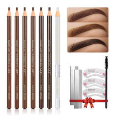 LSxia peel-off eyebrow pencil pack for fast, refillable brows