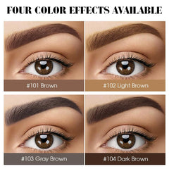 LSxia brown shade gel swatch for natural brow match
