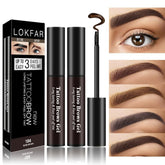 LSxia dark brown eyebrow gel bottle for lasting color