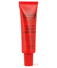 Lucas Papaw Ointment 15g tube for versatile compact skin relief.