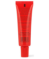 Lucas Papaw Ointment lip-application closeup shows easy soothing care.