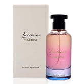 Lucianno Star Dust bottle front view, unisex fragrance for all occasions.