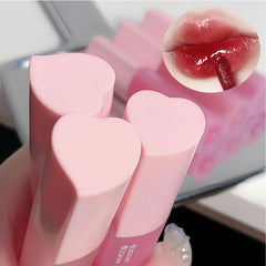 LuckNest Juicy Lasting Tint water-glass shine on lips.