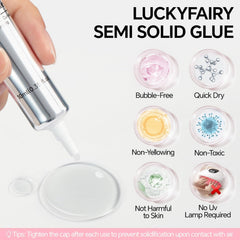 Luckyfairy light-proof sealed tube prevents leaks and air exposure.